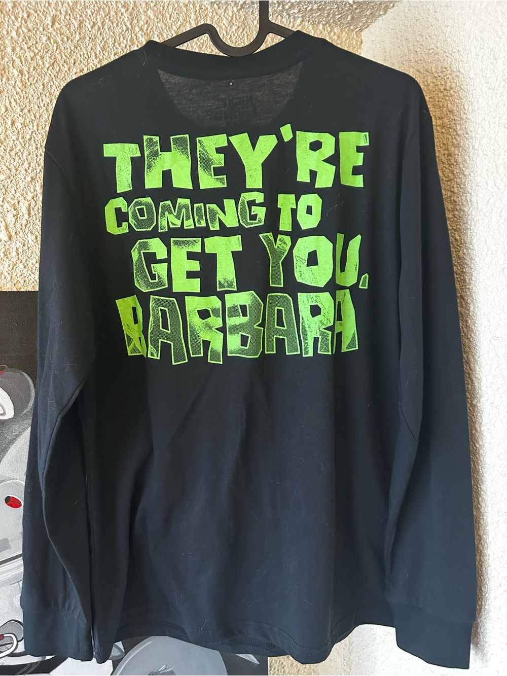 Night Of The Living Dead - Black Long-Sleeve Graphic Tee - Picture 4 of 5